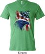 Mens USA Tee American Icon Tri Blend V-neck