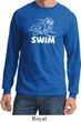 Mens White Penguin Power Swim Long Sleeve