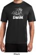 Mens White Penguin Power Swim Moisture Wicking T-shirt
