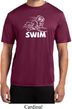 Mens White Penguin Power Swim Moisture Wicking T-shirt