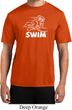 Mens White Penguin Power Swim Moisture Wicking T-shirt