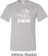 Mens White Penguin Power Swim Tall T-Shirt