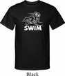 Mens White Penguin Power Swim Tall T-Shirt