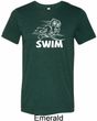 Mens White Penguin Power Swim Tri Blend Tee