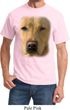 Mens Yellow Lab Shirt Big Yellow Lab Face Tee T-Shirt