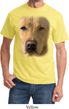 Mens Yellow Lab Shirt Big Yellow Lab Face Tee T-Shirt
