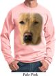 Mens Yellow Lab Sweatshirt Big Yellow Lab Face Sweat Shirt