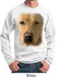 Mens Yellow Lab Sweatshirt Big Yellow Lab Face Sweat Shirt