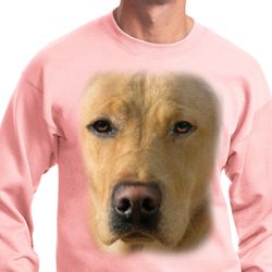 Mens Yellow Lab Sweatshirt Big Yellow Lab Face Sweat Shirt Mens Yellow Lab Sweatshirt Big Yellow Lab Face Sweat Shirt