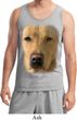 Mens Yellow Lab Tanktop Big Yellow Lab Face Tank Top