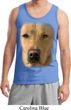 Mens Yellow Lab Tanktop Big Yellow Lab Face Tank Top