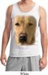 Mens Yellow Lab Tanktop Big Yellow Lab Face Tank Top
