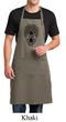 Mens Yoga Apron Black Bodhi Tree Full Length Apron with Pockets