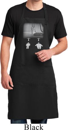 Mens Yoga Apron Choices Full Length Apron with Pockets