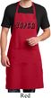 Mens Yoga Apron Classic Rock Yoga Full Length Apron with Pockets