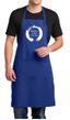 Mens Yoga Apron Enso Happiness Full Length Apron with Pockets