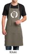 Mens Yoga Apron Enso Happiness Full Length Apron with Pockets