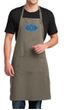 Mens Yoga Apron Floral Ajna Full Length Apron with Pockets