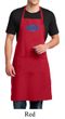 Mens Yoga Apron Floral Ajna Full Length Apron with Pockets