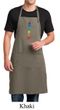 Mens Yoga Apron Floral Chakras Full Length Apron with Pockets