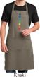 Mens Yoga Apron Glowing Chakras Full Length Apron with Pockets