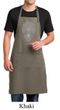Mens Yoga Apron Grey Bodhi Tree Full Length Apron with Pockets