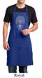 Mens Yoga Apron Grey Bodhi Tree Full Length Apron with Pockets