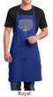 Mens Yoga Apron Grey Tree Pose Full Length Apron with Pockets