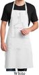 Mens Yoga Apron Line Warrior Full Length Apron with Pockets