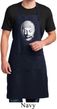 Mens Yoga Apron Little Buddha Head Full Length Apron with Pockets