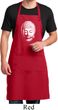 Mens Yoga Apron Little Buddha Head Full Length Apron with Pockets