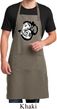 Mens Yoga Apron Om Mashup Full Length Apron with Pockets