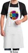 Mens Yoga Apron Pop Art Om Full Length Apron with Pockets