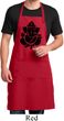 Mens Yoga Apron Shadow Ganesha Full Length Apron with Pockets