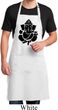 Mens Yoga Apron Shadow Ganesha Full Length Apron with Pockets