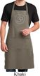 Mens Yoga Apron Thin OM Full Length Apron with Pockets