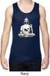 Mens Yoga At Peace Buddha Dry Wicking Tank Top