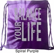 Mens Yoga Bag Balance Your Life Tie Dye Bag