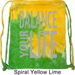 Mens Yoga Bag Balance Your Life Tie Dye Bag