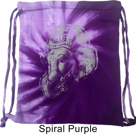 Mens Yoga Bag Ganesha Profile Tie Dye Bag