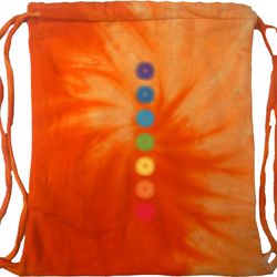 Mens Yoga Bag Glowing Chakras Tie Dye Bag
