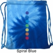 Mens Yoga Bag Glowing Chakras Tie Dye Bag