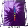 Mens Yoga Bag Glowing Chakras Tie Dye Bag