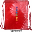 Mens Yoga Bag Glowing Chakras Tie Dye Bag