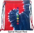 Mens Yoga Bag Glowing Chakras Tie Dye Bag