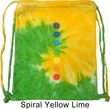 Mens Yoga Bag Glowing Chakras Tie Dye Bag