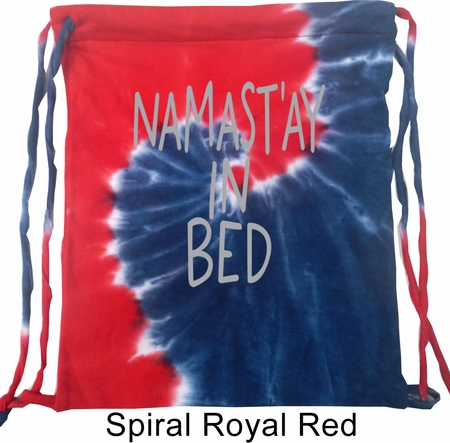 Mens Yoga Bag Namastay In Bed Tie Dye Bag