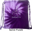 Mens Yoga Bag Namaste Lotus Pose Tie Dye Bag