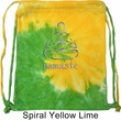 Mens Yoga Bag Namaste Lotus Pose Tie Dye Bag