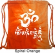 Mens Yoga Bag OM Mani Padme Hum Tie Dye Bag